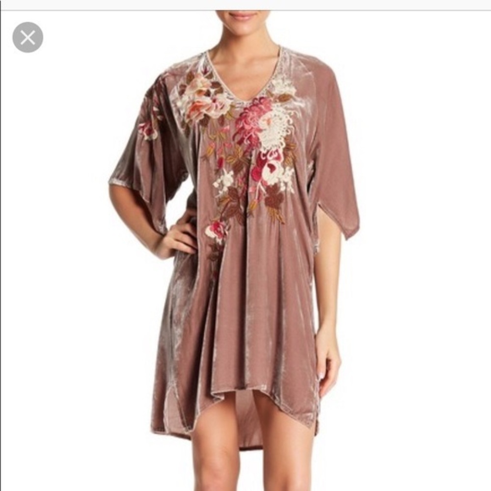 Johnny Was Chrys Velvet Kimono Dress